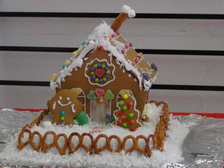 A gingerbread house from this year's gingerbread house contest at Christmas at Old Fort Concho. (LIVE! Photo by Cheyenne Benson)