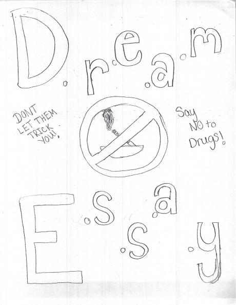 The cover page for second prize winner Jordan Harris' DREAM essay. (Contributed/Jordan Harris)
