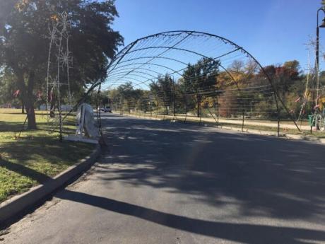 Christmas Tour of Lights Tunnel on the Concho River 