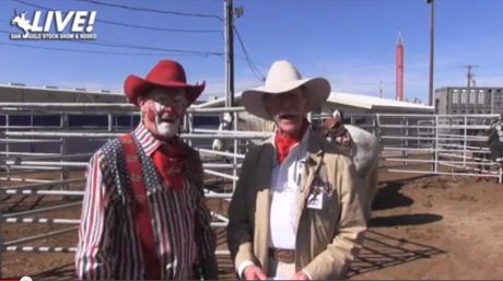 Bullfighter Keith Isley and Ed Blackburn interview. (LIVE! Photo/Ed Blackburn)
