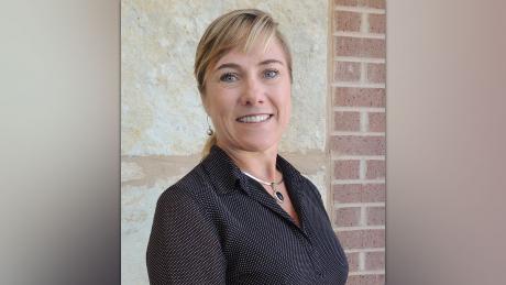 laura Lee Lewis in a 2018 photo when she accepted the position with Senator Charles Perry's office.