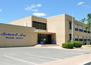 Lee Middle School in San Angelo, Texas