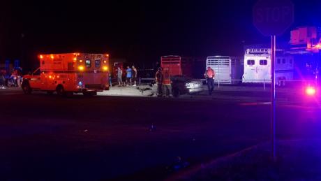Crash at 19th Street and Main Street. (LIVE! Photo/John Basquez)
