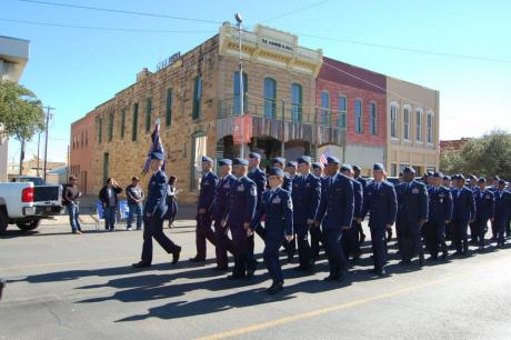 Multiple military groups marched in Saturday's Veterans Day Parade. (LIVE! Photo by Chelsea Schmid)