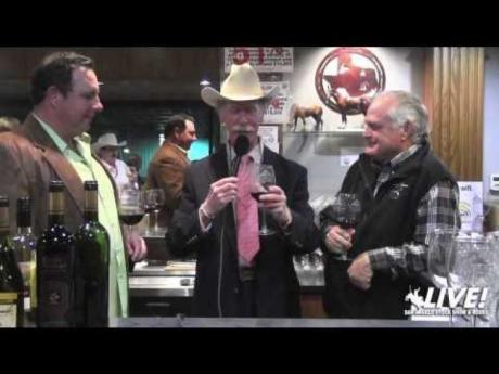 Wine tasting at the 2014 San Angelo Stock Show and Rodeo (LIVE! Photo/Ed Blackburn)
