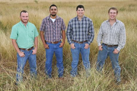  From left to right in the photo, they are: Kye Burris, Will Fuentes, Cody Riddle and Chris Miller.