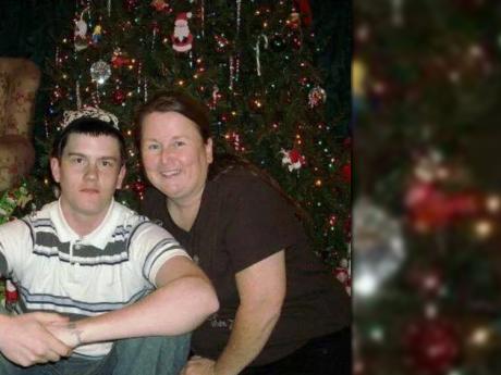 Michael Shawn Stewart and his mother Brenda at Christmastime. (Contributed Photo/Victoria Brower)