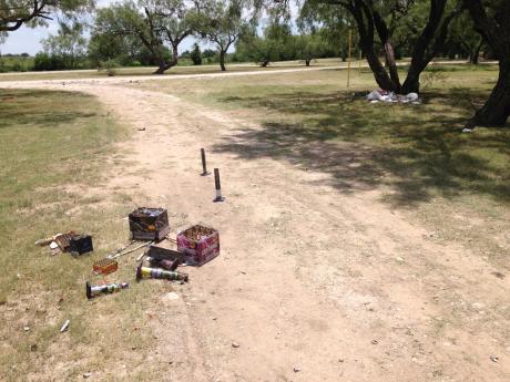 Spring Creek Park Sunday morning, two days after the 4th of July. (LIVE! Photo/Joe Hyde)