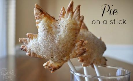 Nothing says creative like a pie on a stick! (Photo courtesy of themotherhuddle.com)
