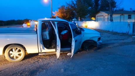 Coolers in the backseat were reported by police to contain alcohol. (LIVE! Photo/John Basquez)