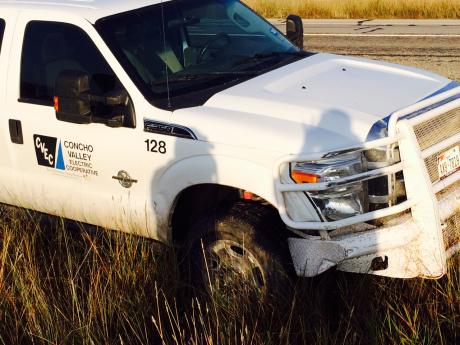 A major motor vehicle crash on U.S. 67 northbound near the intersection of the Old Ballinger Highway Friday, Oct. 24, 2014. (LIVE! Photo/John Basquez)