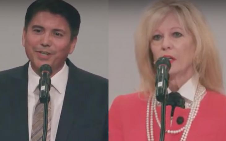 Daniel Valenzuela (R) Brenda Gunter (L)