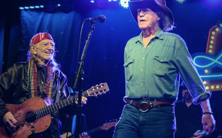 Billy Joe Shaver and Willie Nelson