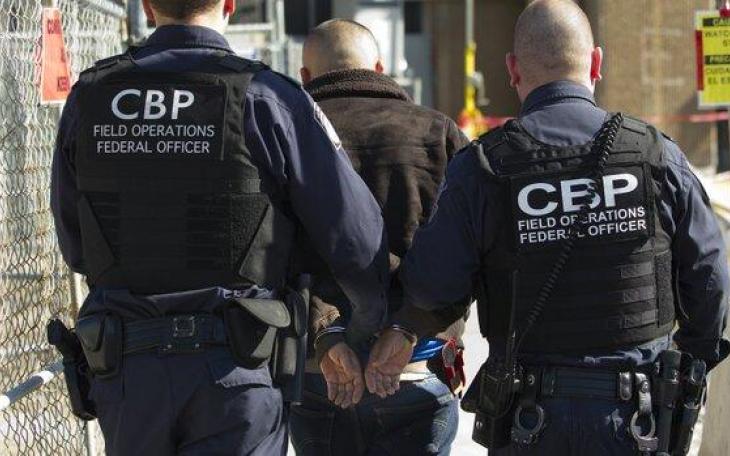 Escort Subject at Border. (CONTRIBUTED/CBP