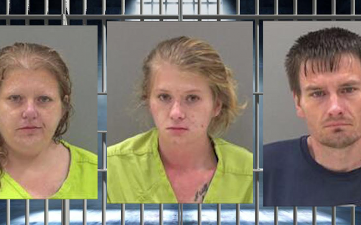 Cristin Bradley (L) Destiny Harbour (C) Dustin Smock (R)