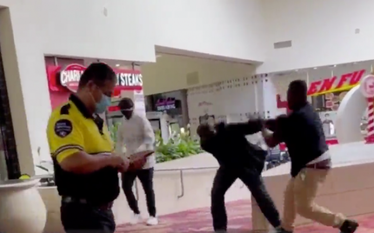 Fight in the Sunset Mall