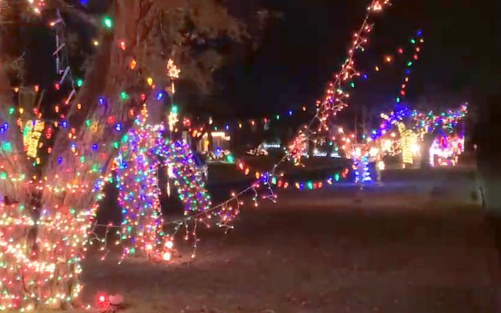 Christmas Lights in the Santa Rita Area