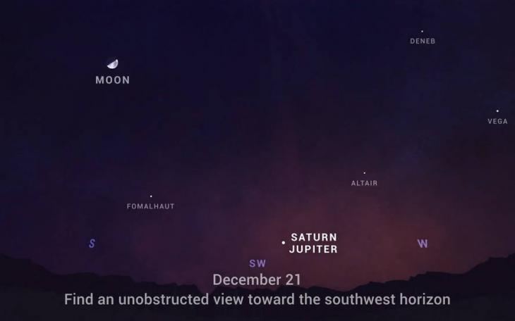 Christmas Star Chart (Contributed/NASA)