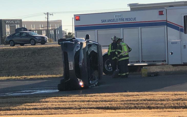 SAPD: Driver Transported to Hospital After Rollover Crash