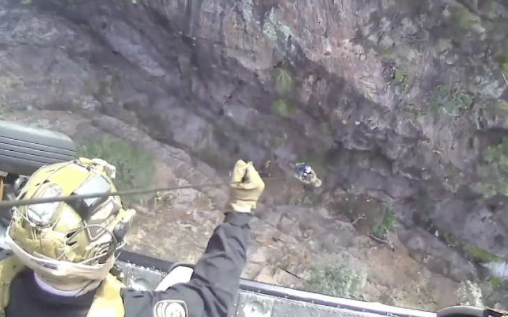 Border Patrol Saving Two Illegal Aliens