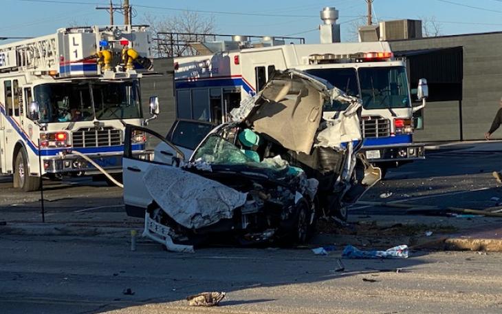Fatal High Speed Crash at 19th and N. Chadbourne on Jan. 25, 2021