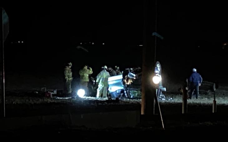 Fatal Crash Bean Rd at FM 765 (LIVE! Photo/Brent Blinka)
