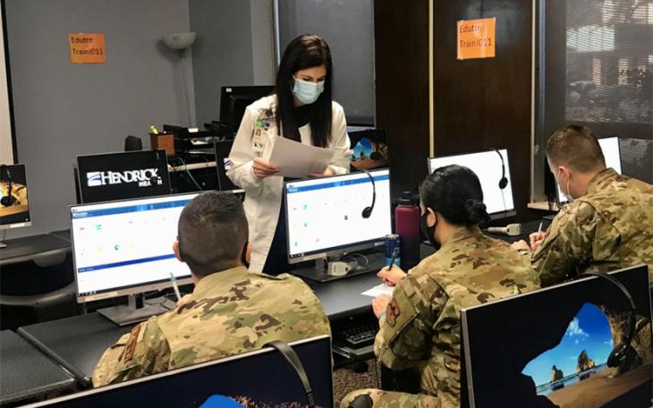 Military Arrives to Hendrick Medical Center