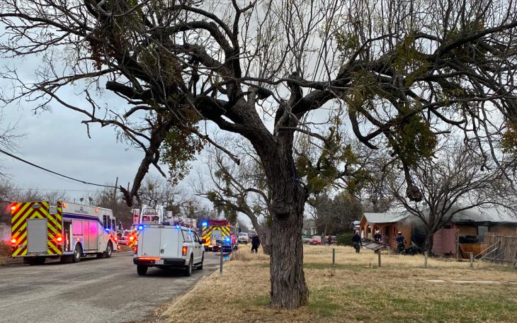 Vacant House Goes Up In Flames