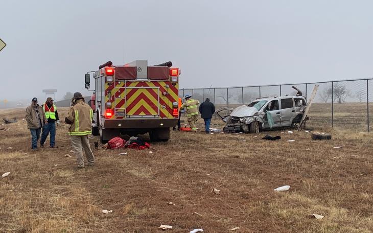 Roll-over Crash on US-277 Near Goodyear Proving Grounds (LIVE! Photo/Matt Trammell