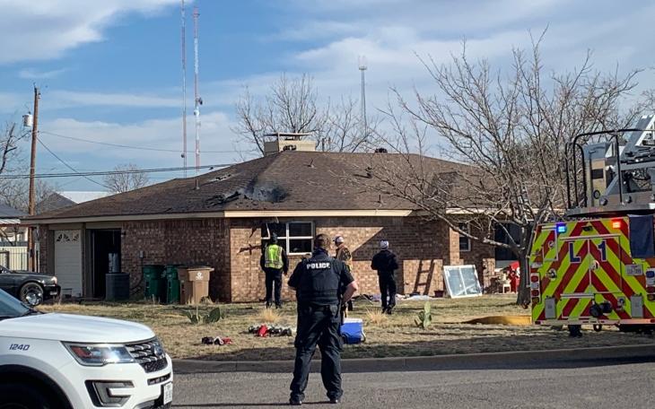 Fire Damages 23rd St. Home (LIVE! Photo/Matt Trammell)