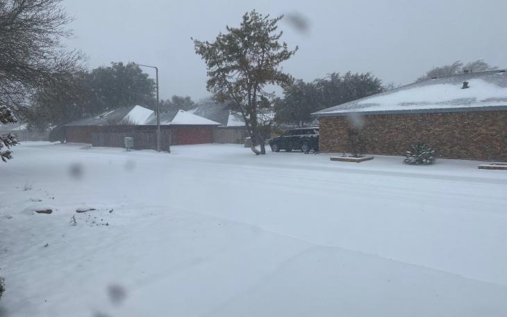 Valentine's Day 2021 Snow Storm in San Angelo (LIVE! Photo/Yantis Green)