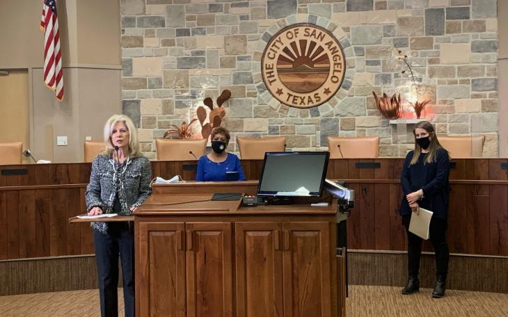 City of San Angelo press conference on Feb 22, 2021
