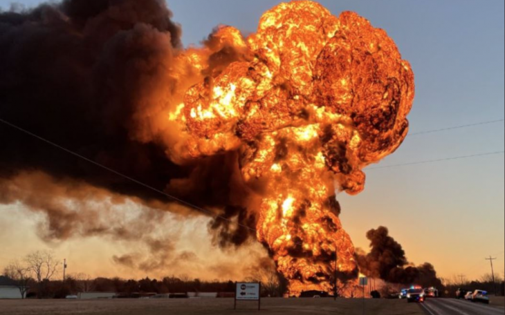 Explosion in Cameron