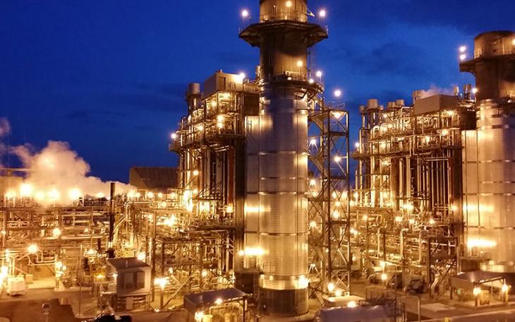 The Panda Sherman Power Project generates 758 MW of electricity using natural gas