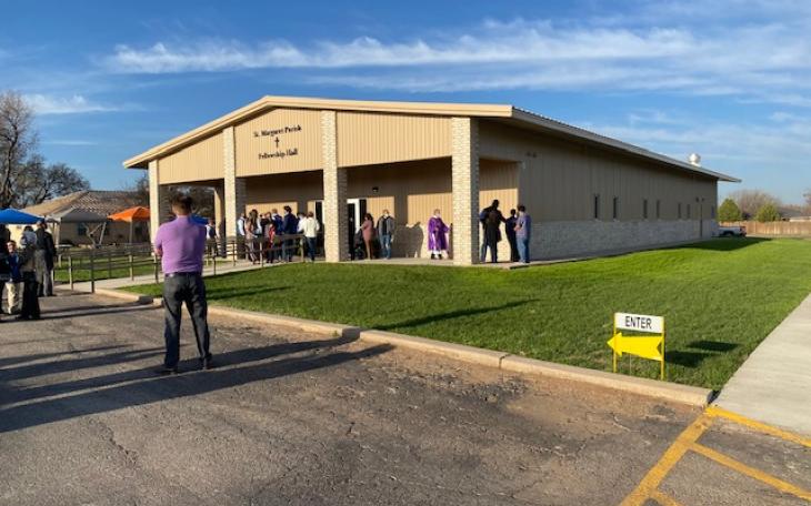 New St. Margaret of Scotland Fellowship Hall (LIVE! Photo/Yantis Green)