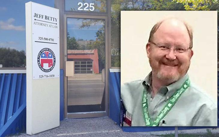 Former Tom Green County Chair Jeff Betty