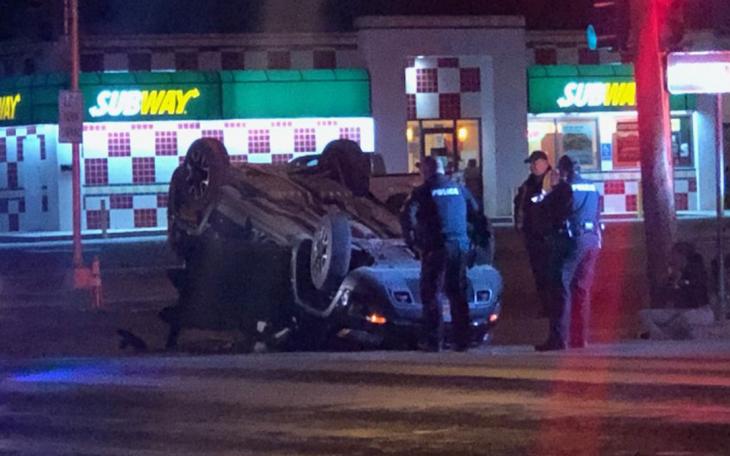 How does one flip an SUV on South Bryant?