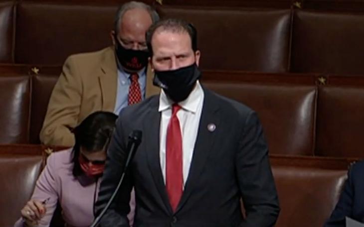 Congressman August Pfluger speaking on the House floor in opposition to Biden's $1.9 trillion stimulus spending package