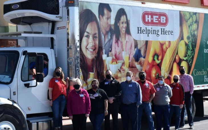 H-E-B Donates Refrigerator Truck