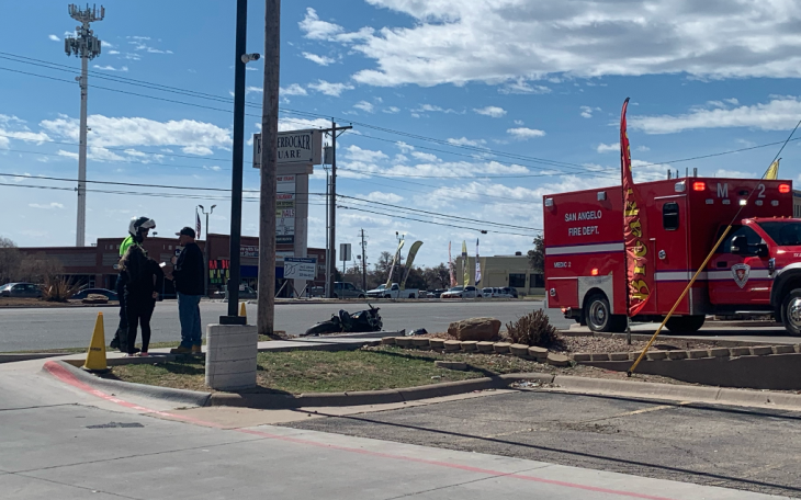 Motorcycle Crash at Sonic