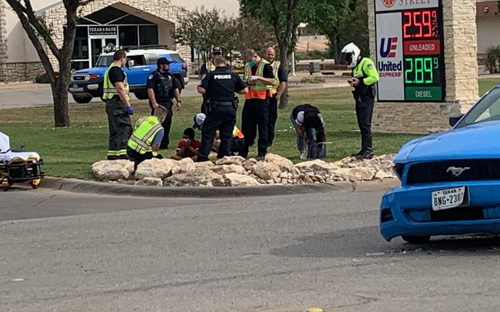 Boy Unsecured Bloodied in Crash; Driver Cited (LIVE! Photo/Matt Trammell)