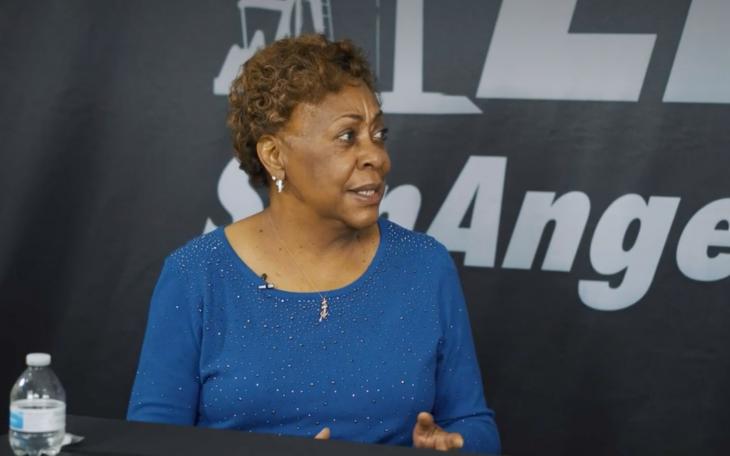 San Angelo City Councilwoman Billie DeWitt during an interview with San Angelo LIVE! on April 17, 2021