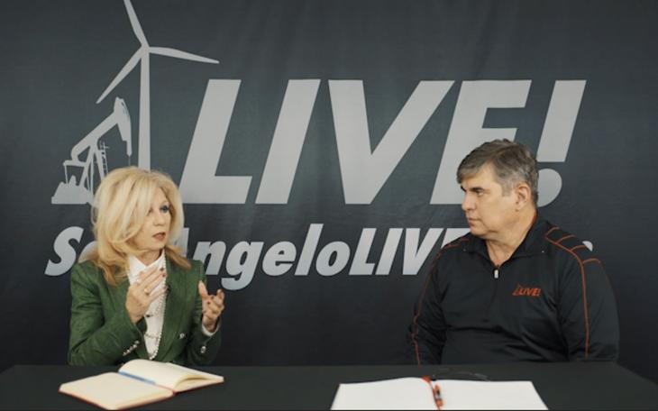 San Angelo Mayor Brenda Gunter talks with San Angelo LIVE! publisher Joe Hyde on April 17, 2021
