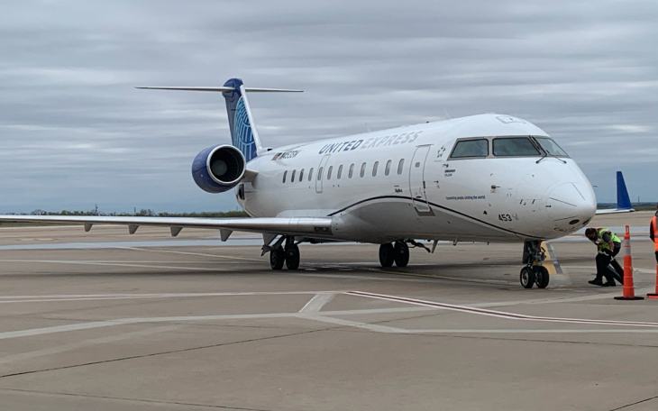 Inaugural Flight From Houston Lands in San Angelo