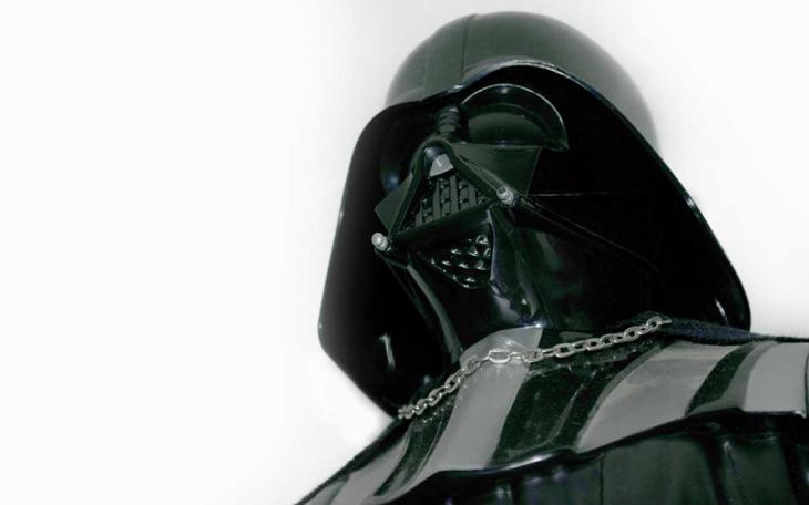 Buenos Aires, Argentina - November 22, 2017: A studio shot of a Darth Vader action figure from the movie series Star Wars — Photo by jopstock