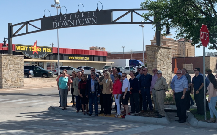 Ceremony for New Downton Gateway