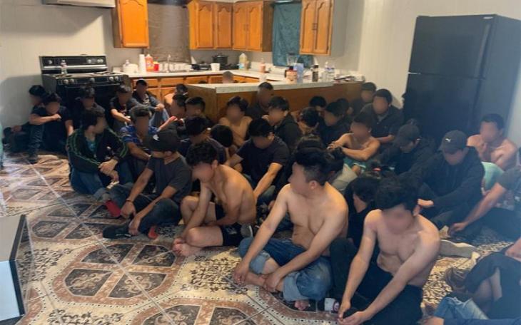 Illegal Aliens Arrested in Stash Houses (Contributed/CBP)