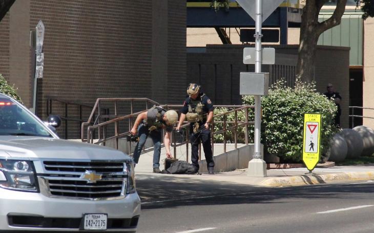 Midland County Courthouse Bomb Threat | Courtesy of CBS7