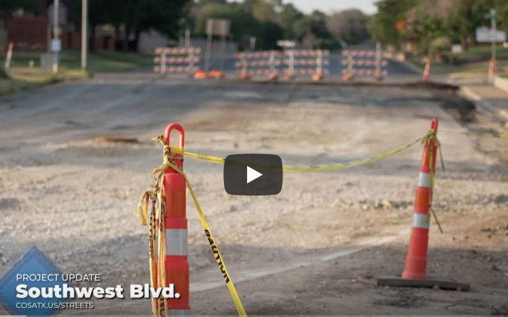 Southwest Blvd Construction Delayed (Contributed/COSA)