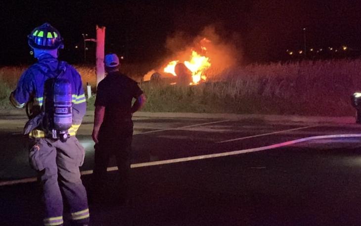 Fire Near the Heights Church
